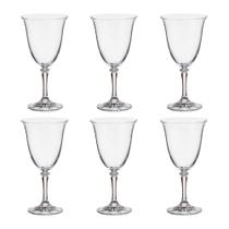 Taça De Cristal Bohemia 360 ml Branta 6 Peças