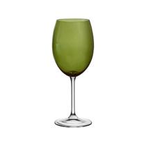 Taça de Cristal Bohemia 580 ml Verde Colibri 1 Peça