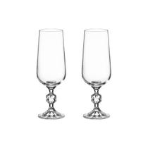 Taça de Cristal Bohemia Para Cerveja 280 ml Claudia 2 Peças Taça de Cristal Bohemia Para Cerveja 280 ml Claudia 2 Peças