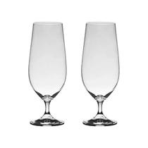 Taça De Cristal Bohemia Para Cerveja 380 ml Anna 2 Peças