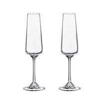 Taça De Cristal Bohemia Para Champanhe 160 ml Corvus 2 Peças Taça De Cristal Bohemia Para Champanhe 160 ml Corvus 2 Peças