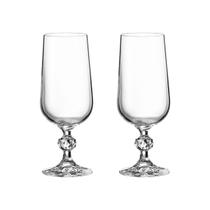 Taça de Cristal Bohemia Para Champanhe 180 ml Claudia 2 Peças Taça de Cristal Bohemia Para Champanhe 180 ml Claudia 2 Peças