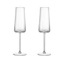 Taça de Cristal Bohemia Para Champanhe 180 ml Ray 2 Peças Taça de Cristal Bohemia Para Champanhe 180 ml Ray 2 Peças