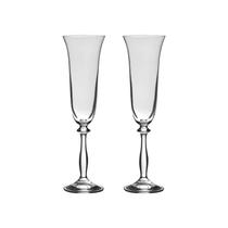 Taça de Cristal Bohemia Para Champanhe 190 ml Angela 2 Peças Taça de Cristal Bohemia Para Champanhe 190 ml Angela 2 Peças