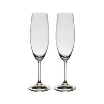 Taça De Cristal Bohemia Para Champanhe 220 ml Roberta 2 Peças