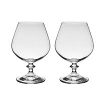 Taça de Cristal Bohemia Para Conhaque 400 ml Angela 2 Peças Taça de Cristal Bohemia Para Conhaque 400 ml Angela 2 Peças