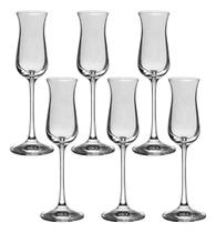 Taça De Cristal Bohemia Para Grappa 50ml Forum 6 Peças Taça De Cristal Bohemia Para Grappa 50ml Forum 6 Peças