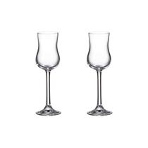 Taça de Cristal Bohemia Para Grappa 85 ml Colibri 2 Peças Taça de Cristal Bohemia Para Grappa 85 ml Colibri 2 Peças