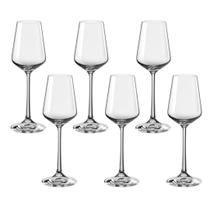 Taça de Cristal Bohemia Para Licor 65 ml Sandra 6 Peças