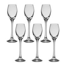 Taça De Cristal Bohemia Para Licor 65 ml Sophia 6 Peças Taça De Cristal Bohemia Para Licor 65 ml Sophia 6 Peças