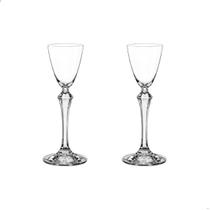 Taça de Cristal Bohemia Para Licor 70 ml Elisabeth 2 Peças Taça de Cristal Bohemia Para Licor 70 ml Elisabeth 2 Peças