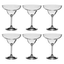 Taça De Cristal Bohemia Para Margarita 260 ml Bar 6 Peças