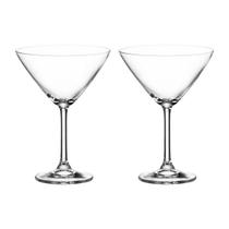 Taça De Cristal Bohemia Para Martini 280 ml Colibri 2 Peças Taça De Cristal Bohemia Para Martini 280 ml Colibri 2 Peças