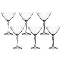 Taça de Cristal Bohemia Para Martini 280 ml Parus 6 Peças