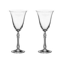 Taça de Cristal Bohemia Para Vinho 250 ml Parus 2 Peças Taça de Cristal Bohemia Para Vinho 250 ml Parus 2 Peças