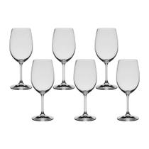 Taça De Cristal Bohemia Para Vinho 350 ml Roberta 12 Peças Taça De Cristal Bohemia Para Vinho 350 ml Roberta 12 Peças