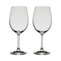 Taça De Cristal Bohemia Para Vinho 450 ml Anna 2 Peças Taça De Cristal Bohemia Para Vinho 450 ml Anna 2 Peças