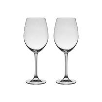 Taça De Cristal Bohemia Para Vinho 625 ml Flamenco 2 Peças
