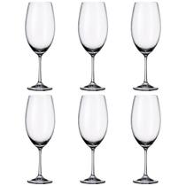 Taça De Cristal Bohemia Para Vinho 630 ml Milvus 6 Peças Taça De Cristal Bohemia Para Vinho 630 ml Milvus 6 Peças