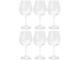 Taça de Cristal Bohemia Para Vinho 650 ml Colibri 6 Peças Taça de Cristal Bohemia Para Vinho 650 ml Colibri 6 Peças