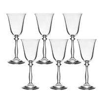 Taça de Cristal Bohemia Para Vinho Branco 185 ml Angela 6 Peças Taça de Cristal Bohemia Para Vinho Branco 185 ml Angela 6 Peças