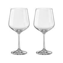 Taça de Cristal Bohemia Para Vinho ou Gin 570 ml Sandra 2 Peças
