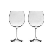 Taça De Cristal Bohemia Para Vinho ou Gin 600 ml Roberta 2 Peças Taça De Cristal Bohemia Para Vinho ou Gin 600 ml Roberta 2 Peças