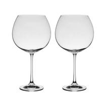 Taça De Cristal Bohemia Para Vinho ou Gin 710 ml Grandioso 2 Peças