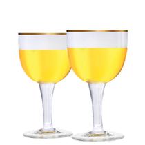 Taça de Cristal Budapest M Filetada de Ouro 470ml Ruvolo
