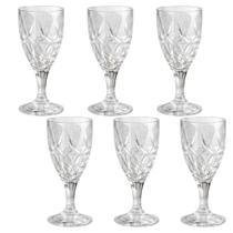 Taça de Cristal em Vidro Transparente Charme de 240ml Taça de Cristal em Vidro Transparente Charme de 240ml