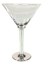 Taça de cristal para MARTINI Ø 10,5cm, capacidade 200ml com haste de estanho do tipo lisa. (P426K18)