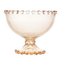 Taça de Cristal para Sobremesa Bolinha Âmbar 11 x 9cm - Unid.