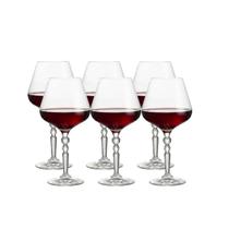 Taça De Cristal Serena Square Vinho Tinto 600ml, 6pcs Ruvolo
