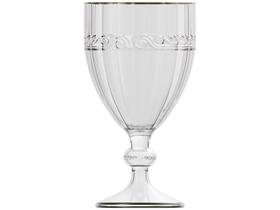 Taça de Cristal Transparente Fio de Ouro Imperial 330ml 1 peça - Lyor