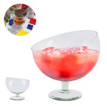 Taça de Doce Boca Torta Grande 1,8 Litros Decoração e Sobremesa Arranjo De Mesa Festas Cozinha