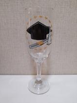Taça de Espumante de Vidro 190ml Chapéu Formatura Taça de Espumante de Vidro 190ml Chapéu Formatura