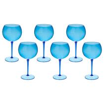 Taça De Gin 600ml Kit 6pçs Acrílico Alto Padrão Premium Taça De Gin 600ml Kit 6pçs Acrílico Alto Padrão Premium