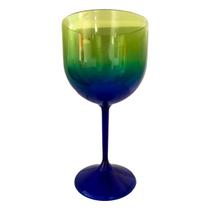 Taça de Gin Acrílico Azul e Verde Acqua 450mL