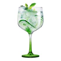 Taça de Gin Degrade de Vidro 650ml Verde - Ruvolo