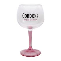 Taça De Gin Gordon's Vidro Transparente Rosa e Amarelo 600ml