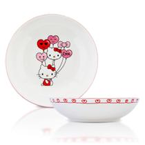 Taça de jantar Sanrio Hello Kitty Balloons 23cm em cerâmica Taça de jantar Sanrio Hello Kitty Balloons 23cm em cerâmica