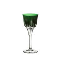 Taça De Licor Cristal Lapidado Verde Escuro 60Ml - Strauss