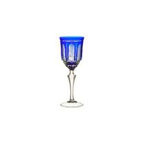 Taça de licor em cristal Strauss Overlay 237.105.151 110ml azul escuro