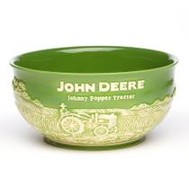 Taça de pipoca John Deere Large de 2-2,5 L em grés oficialmente licenciado Taça de pipoca John Deere Large de 2-2,5 L em grés oficialmente licenciado