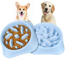 Taça de quebra-cabeça antiderrapante UPSKY Slow Feeder, pacote com 2 tigelas para cães