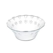 Taça de Sobremesa Mini Bowl Vidro Transparente Cotton 100ml Em Casa Tem