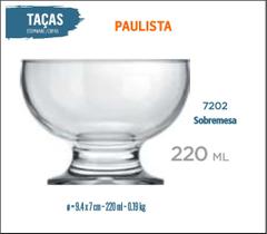 Taça De Sobremesa Paulista 220 - Sorvete Pudin Pavê