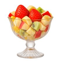 Taça de Sobremesa Vidro Borda Dourada Melina Mini Bowl com Pé 200ml Haüskraft Taça de Sobremesa Vidro Borda Dourada Melina Mini Bowl com Pé 200ml Haüskraft