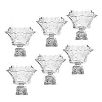 Taça De Sobremesa Vidro Persa 6 Peças Persian Glass