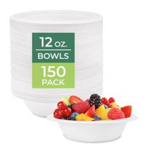 Taça de sopa descartável Freshware 350ml, pacote com 150 ml, biodegradável